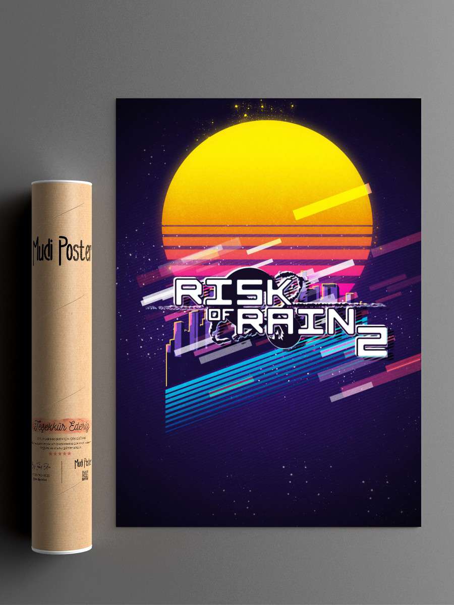 risk of rain Anime Poster Çerçevesiz Yüksek Kalite Anime Duvar Poster