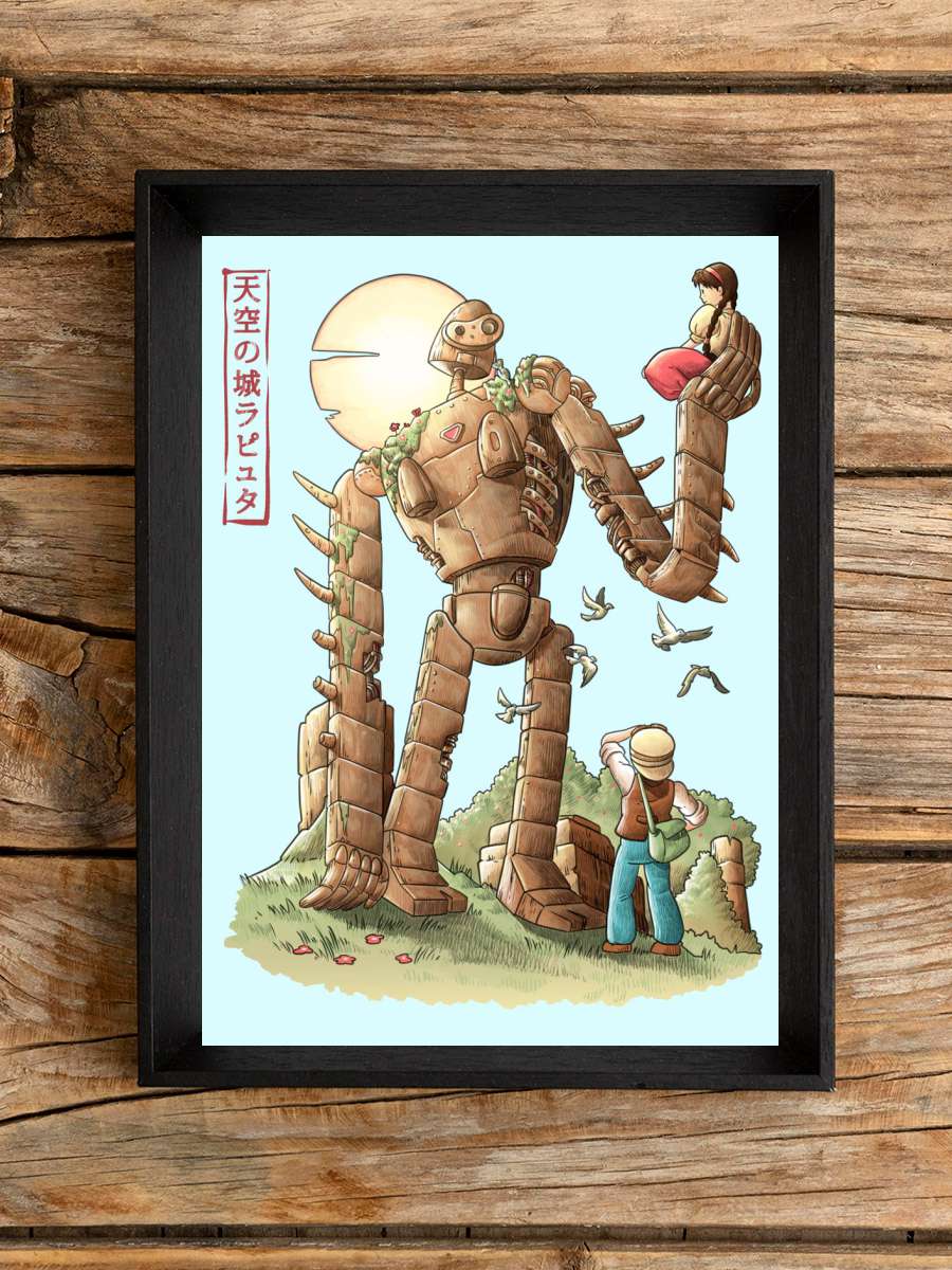 Robot in the Sky Anime Poster Çerçevesiz Yüksek Kalite Anime Duvar Poster