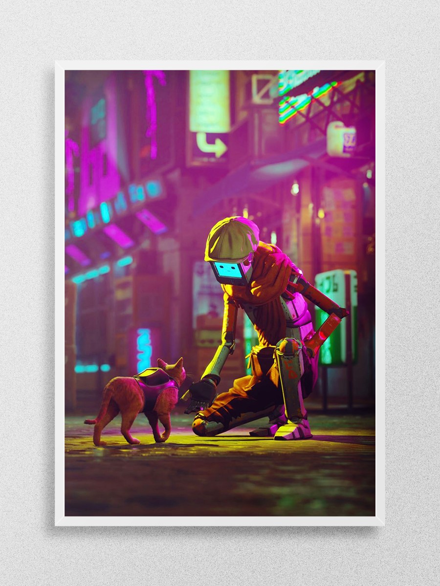 Robot Anime Poster Çerçevesiz Yüksek Kalite Anime Duvar Poster