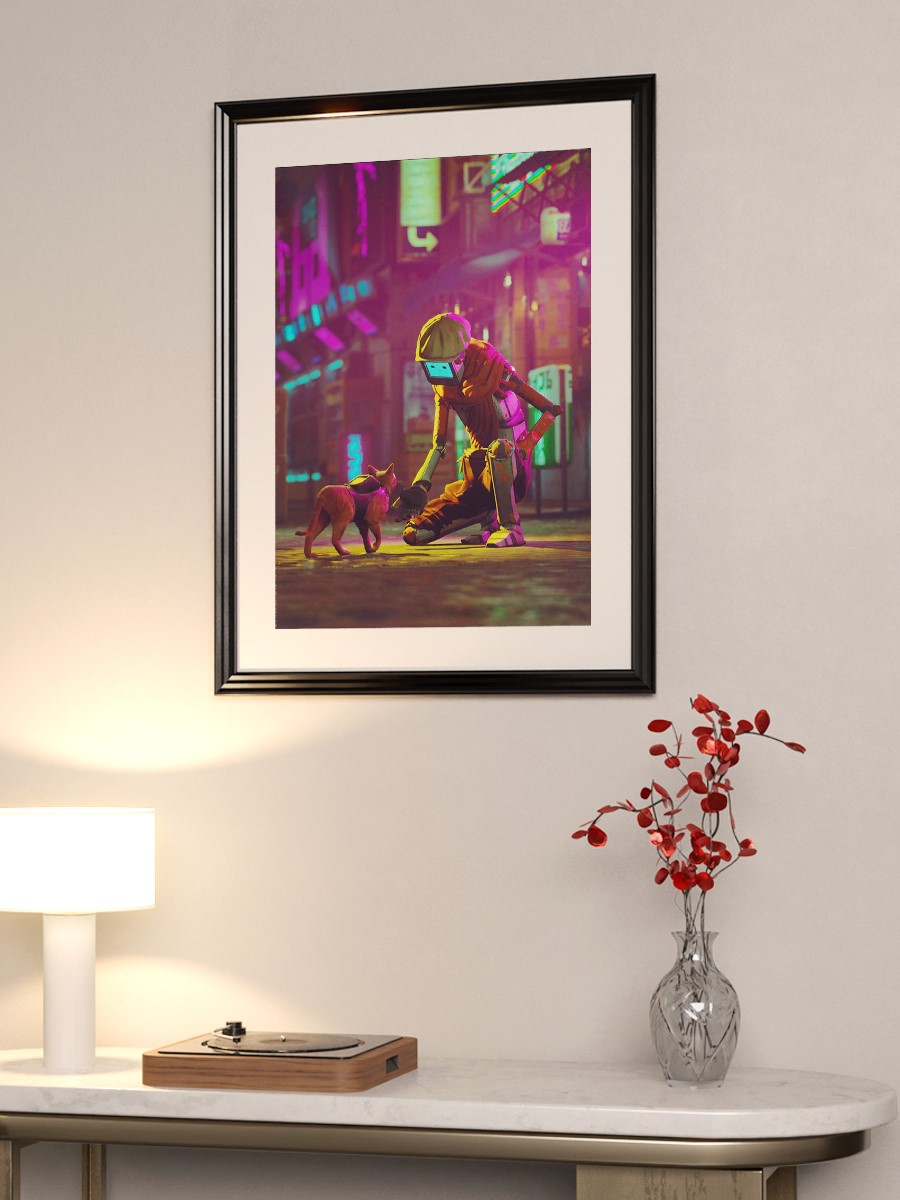 Robot Anime Poster Çerçevesiz Yüksek Kalite Anime Duvar Poster