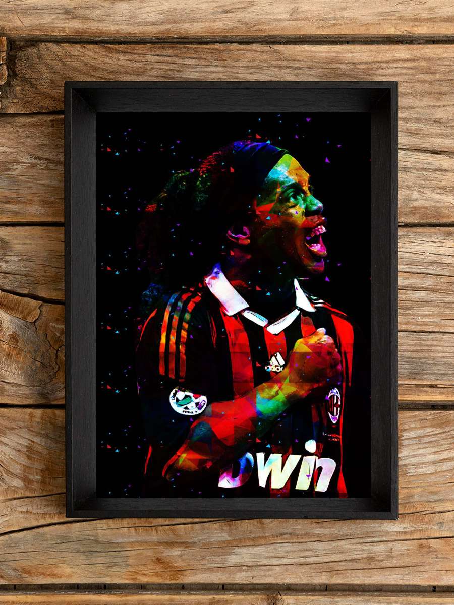 Ronaldinho Futbol Poster Çerçevesiz Yüksek Kalite Futbolcu Duvar Poster