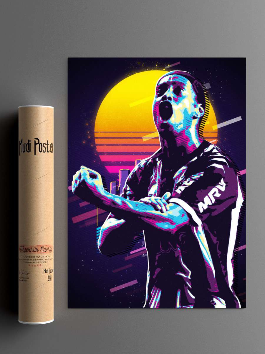 Ronaldinho Futbol Poster Çerçevesiz Yüksek Kalite Futbolcu Duvar Poster