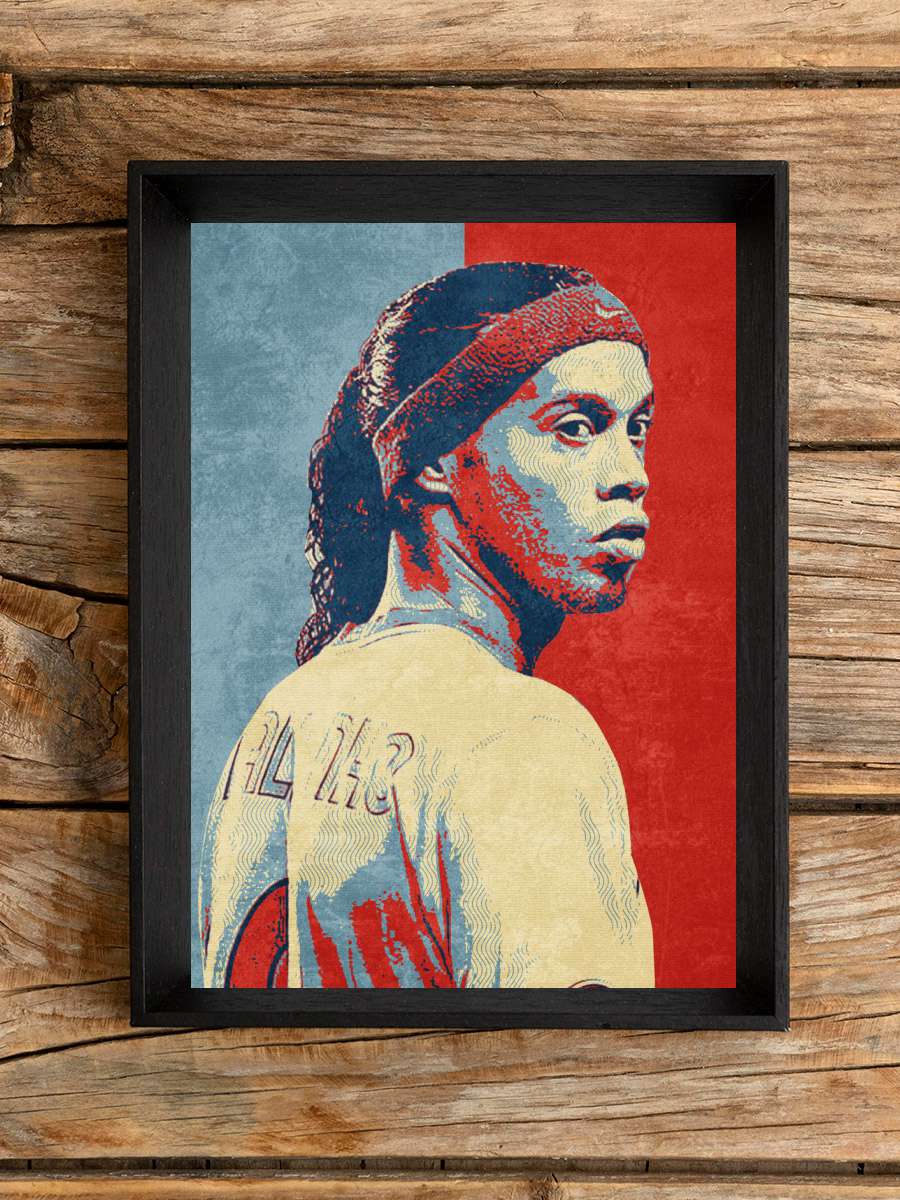 ronaldinho Futbol Poster Çerçevesiz Yüksek Kalite Futbolcu Duvar Poster