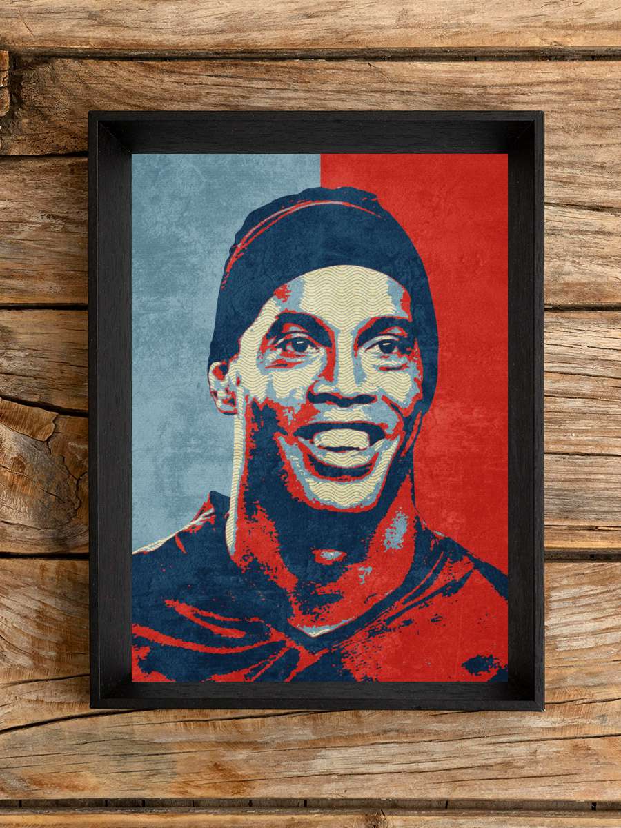 ronaldinho Futbol Poster Çerçevesiz Yüksek Kalite Futbolcu Duvar Poster