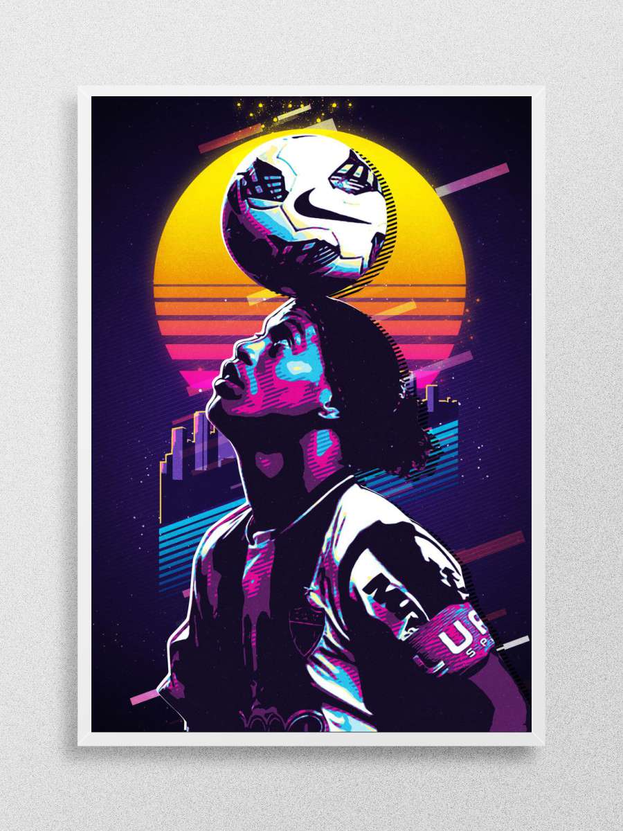 Ronaldinho Futbol Poster Çerçevesiz Yüksek Kalite Futbolcu Duvar Poster