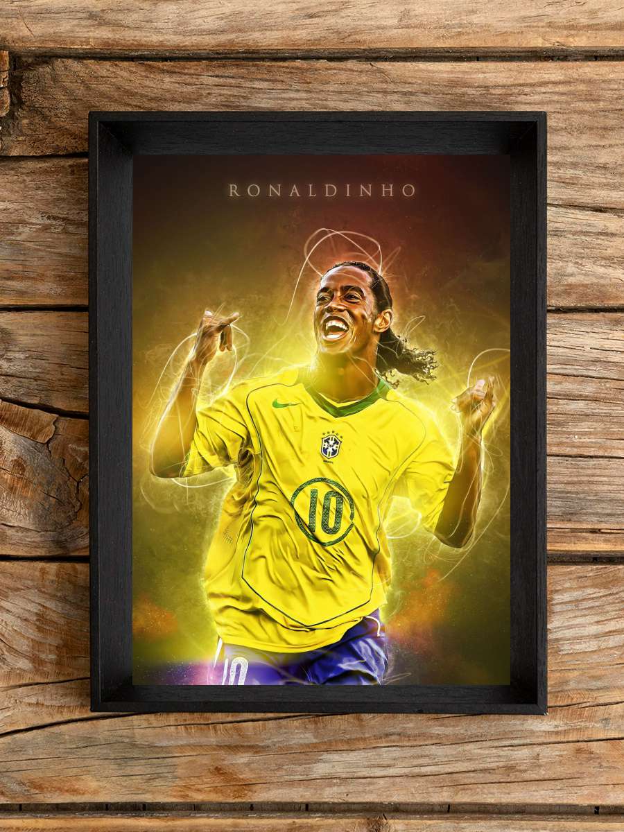 Ronaldinho Poster Futbol Poster Çerçevesiz Yüksek Kalite Futbolcu Duvar Poster