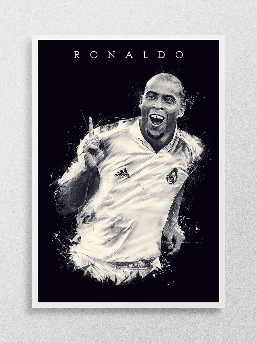 Ronaldo Futbol Poster Çerçevesiz Yüksek Kalite Futbolcu Duvar Poster