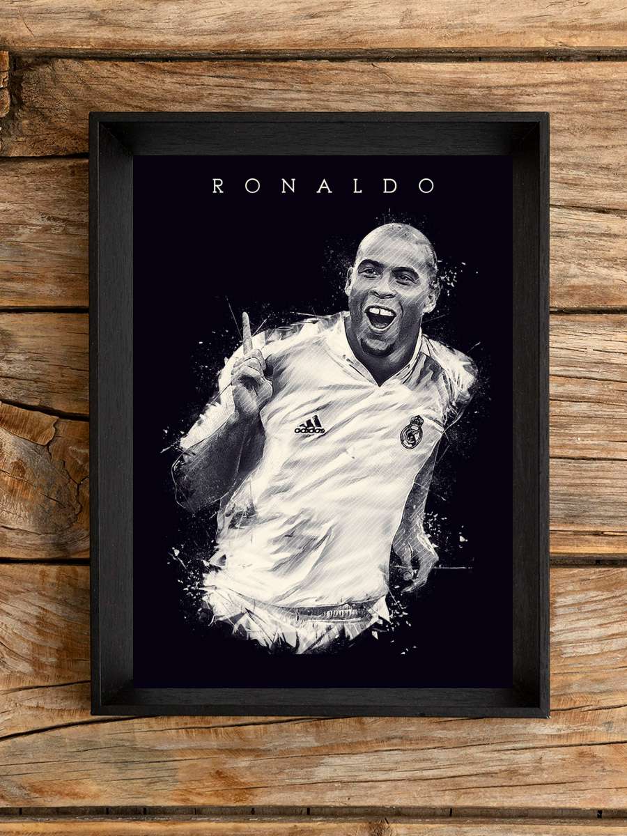 Ronaldo Futbol Poster Çerçevesiz Yüksek Kalite Futbolcu Duvar Poster