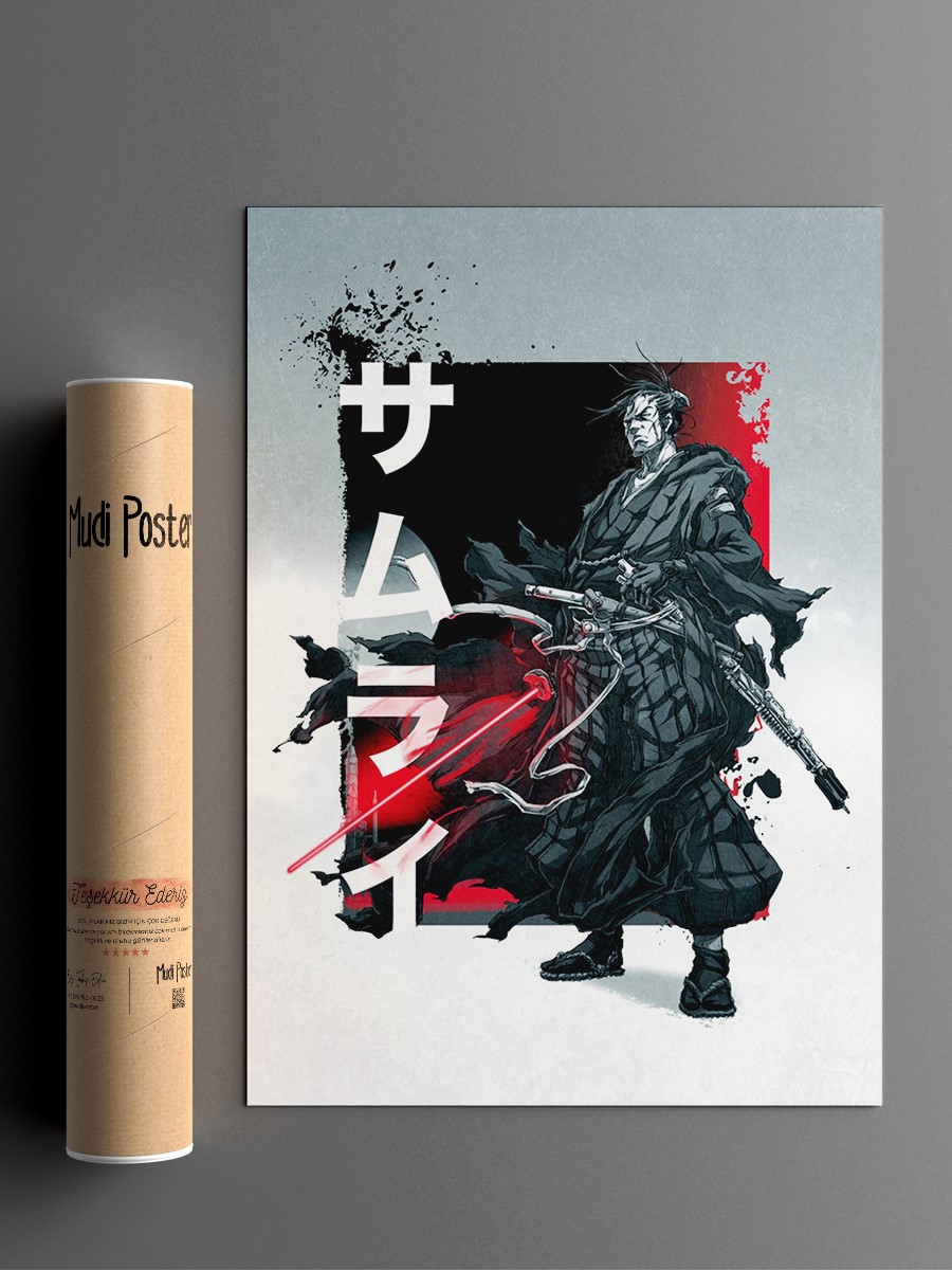 Ronin dark Visions Anime Poster Çerçevesiz Yüksek Kalite Anime Duvar Poster