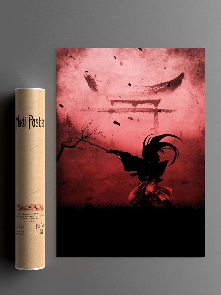 Rurouni Kenshin Anime Poster Çerçevesiz Yüksek Kalite Anime Duvar Poster