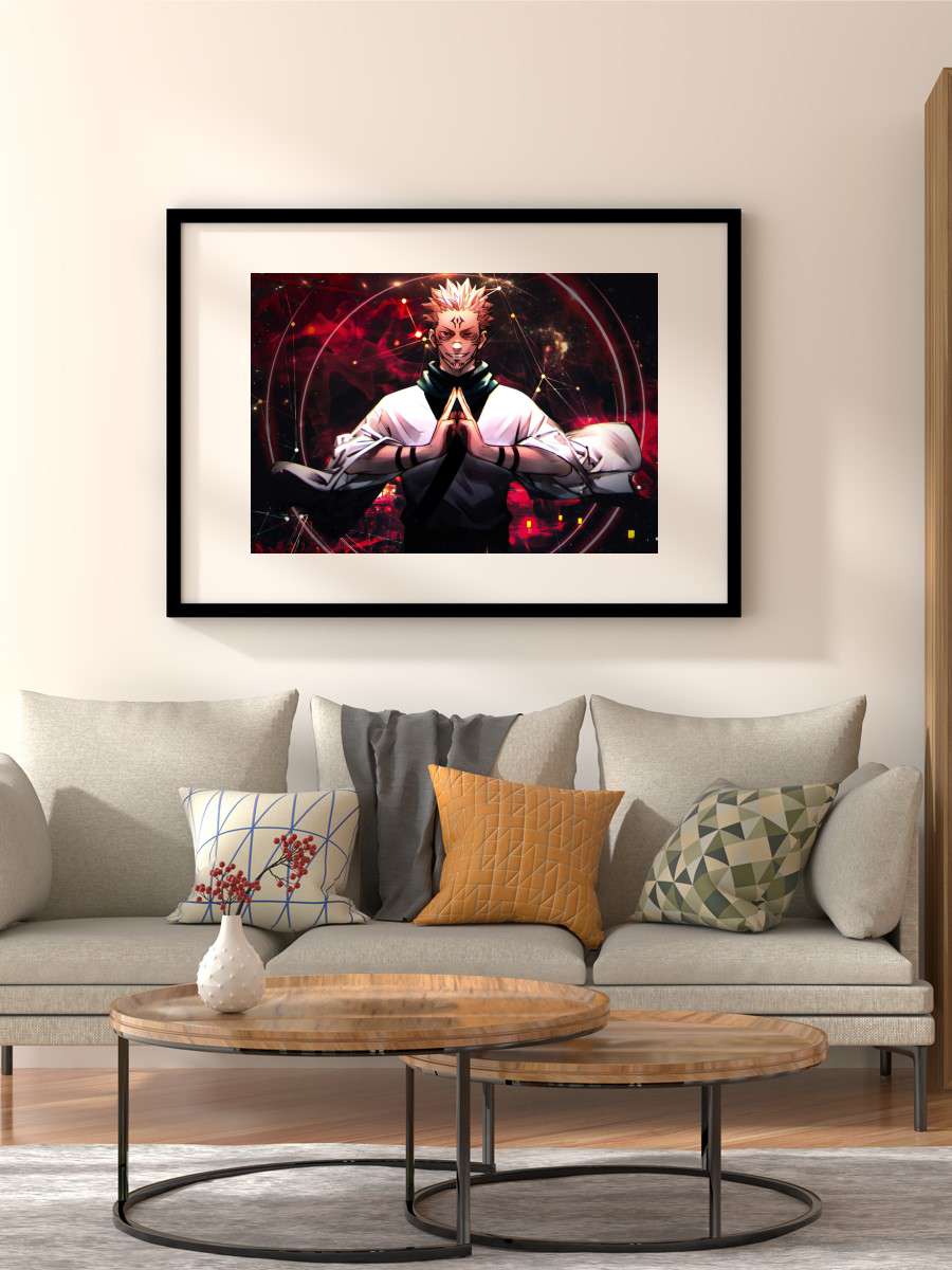 Ryomen Sukuna Anime Poster Çerçevesiz Yüksek Kalite Anime Duvar Poster