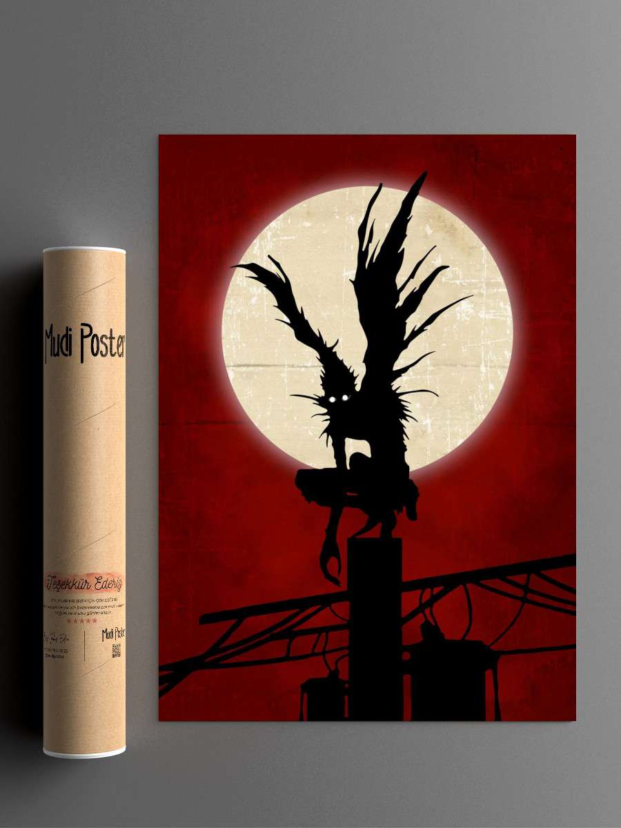 Ryuk Death Anime Anime Poster Çerçevesiz Yüksek Kalite Anime Duvar Poster