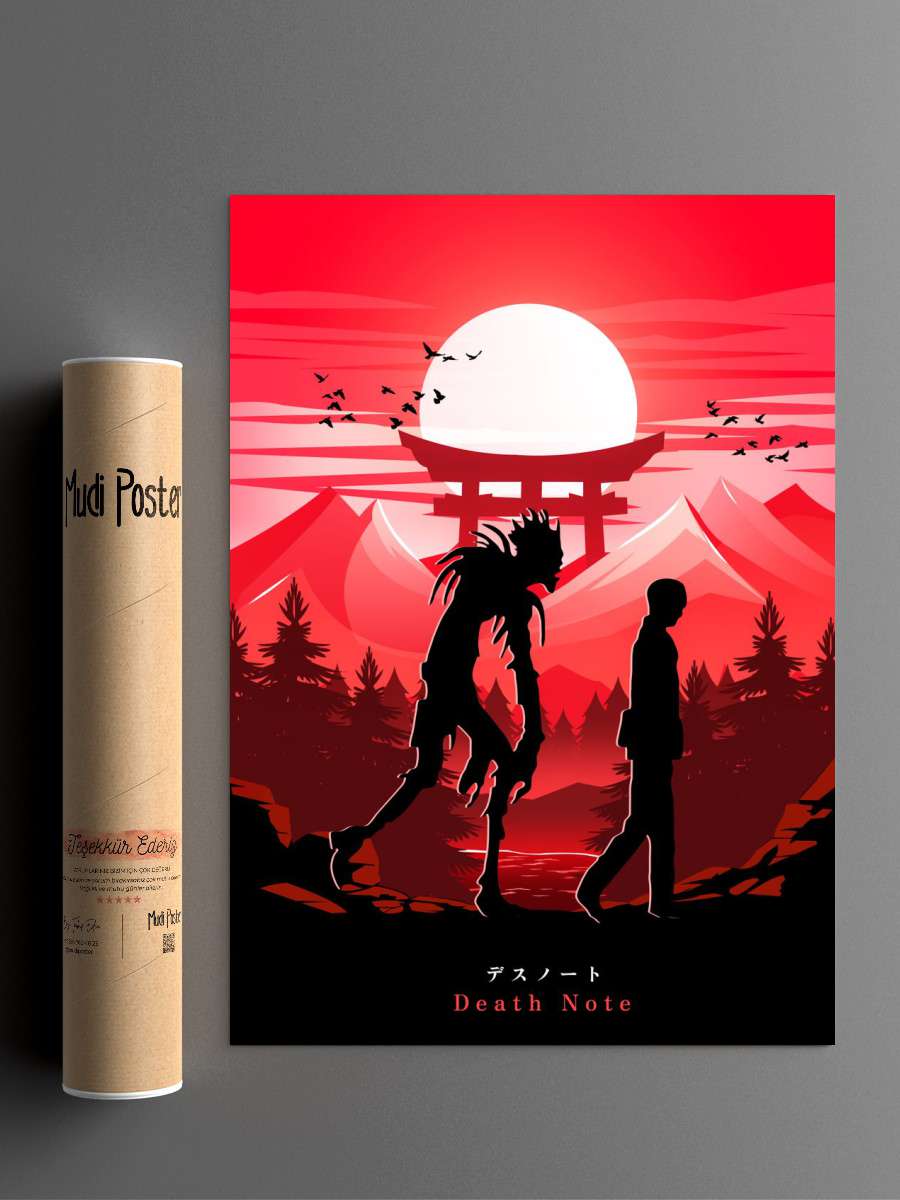 Ryuk Anime Poster Çerçevesiz Yüksek Kalite Anime Duvar Poster