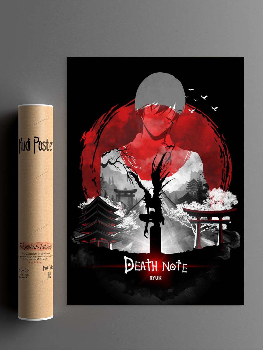 Ryuk Shinigami art Anime Poster Çerçevesiz Yüksek Kalite Anime Duvar Poster