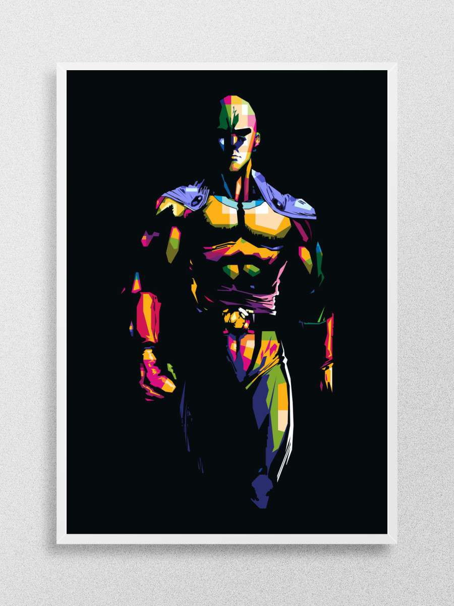 Saitama One Punch Man Anime Poster Çerçevesiz Yüksek Kalite Anime Duvar Poster