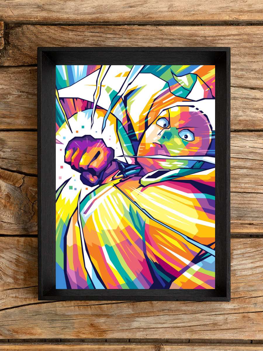 Saitama Anime Poster Çerçevesiz Yüksek Kalite Anime Duvar Poster