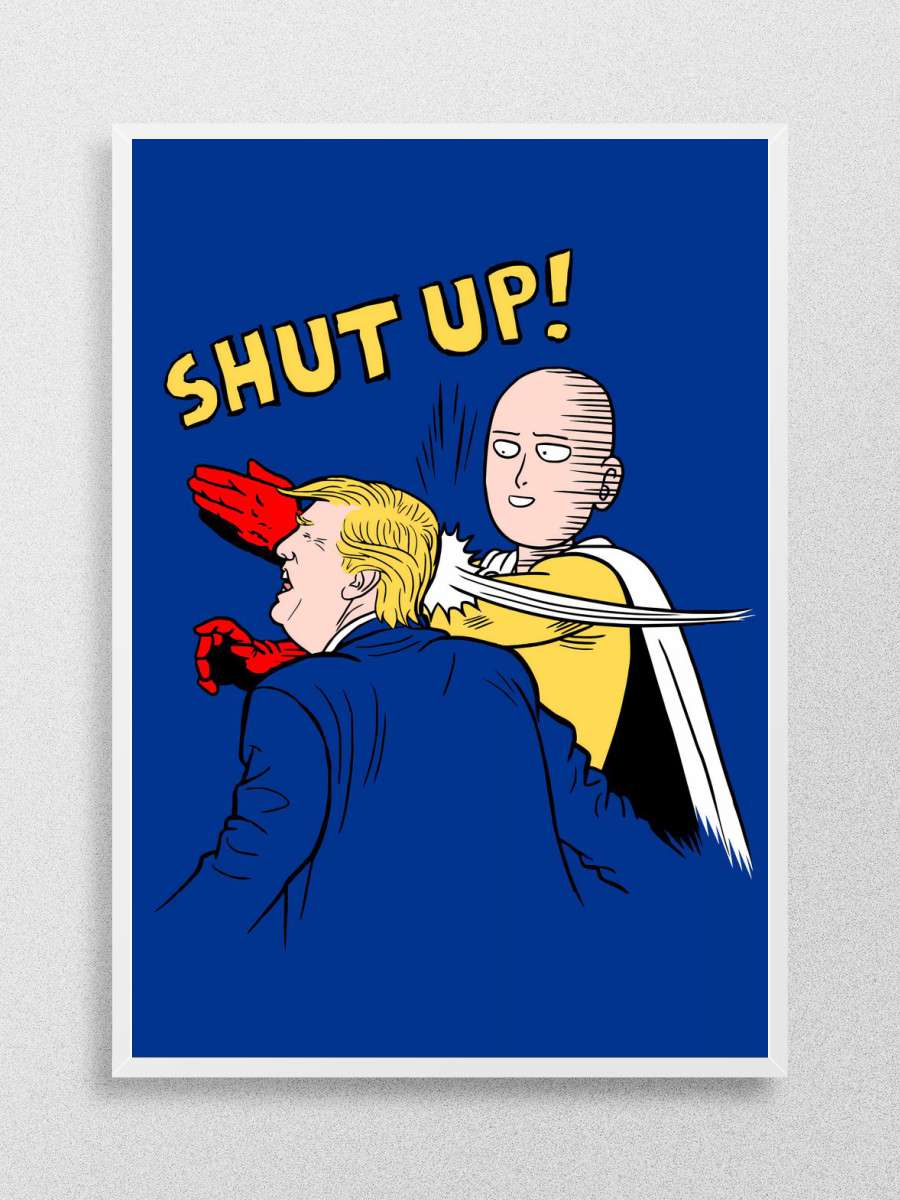 Saitama Slap Anime Poster Çerçevesiz Yüksek Kalite Anime Duvar Poster