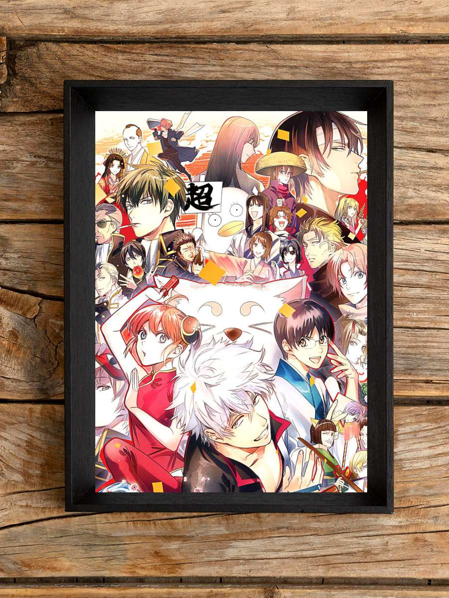 Sakata Gintoki Gintama Anime Poster Çerçevesiz Yüksek Kalite Anime Duvar Poster