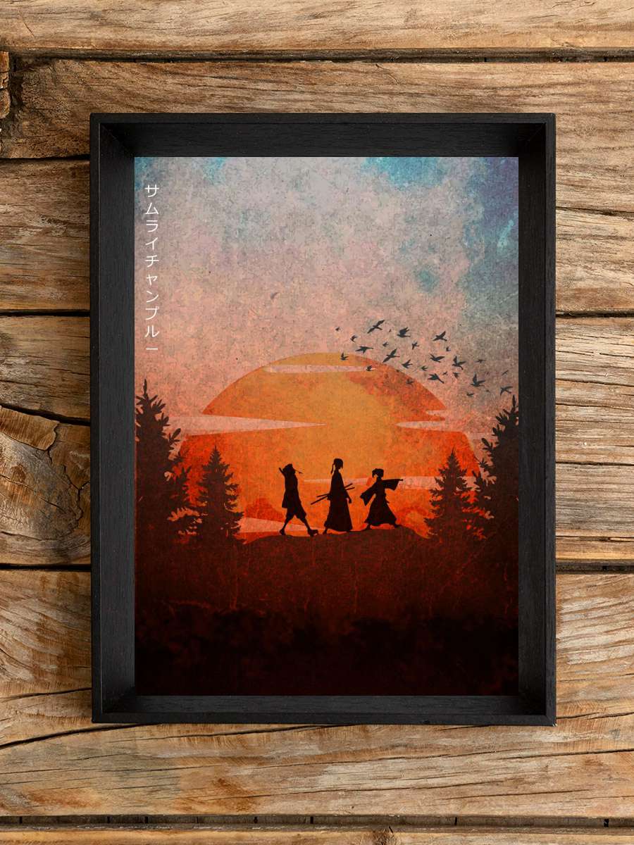 Samurai Champloo Anime Poster Çerçevesiz Yüksek Kalite Anime Duvar Poster