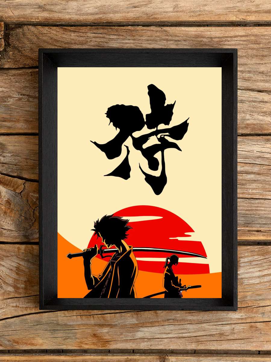 Samurai Champloo Anime Poster Çerçevesiz Yüksek Kalite Anime Duvar Poster