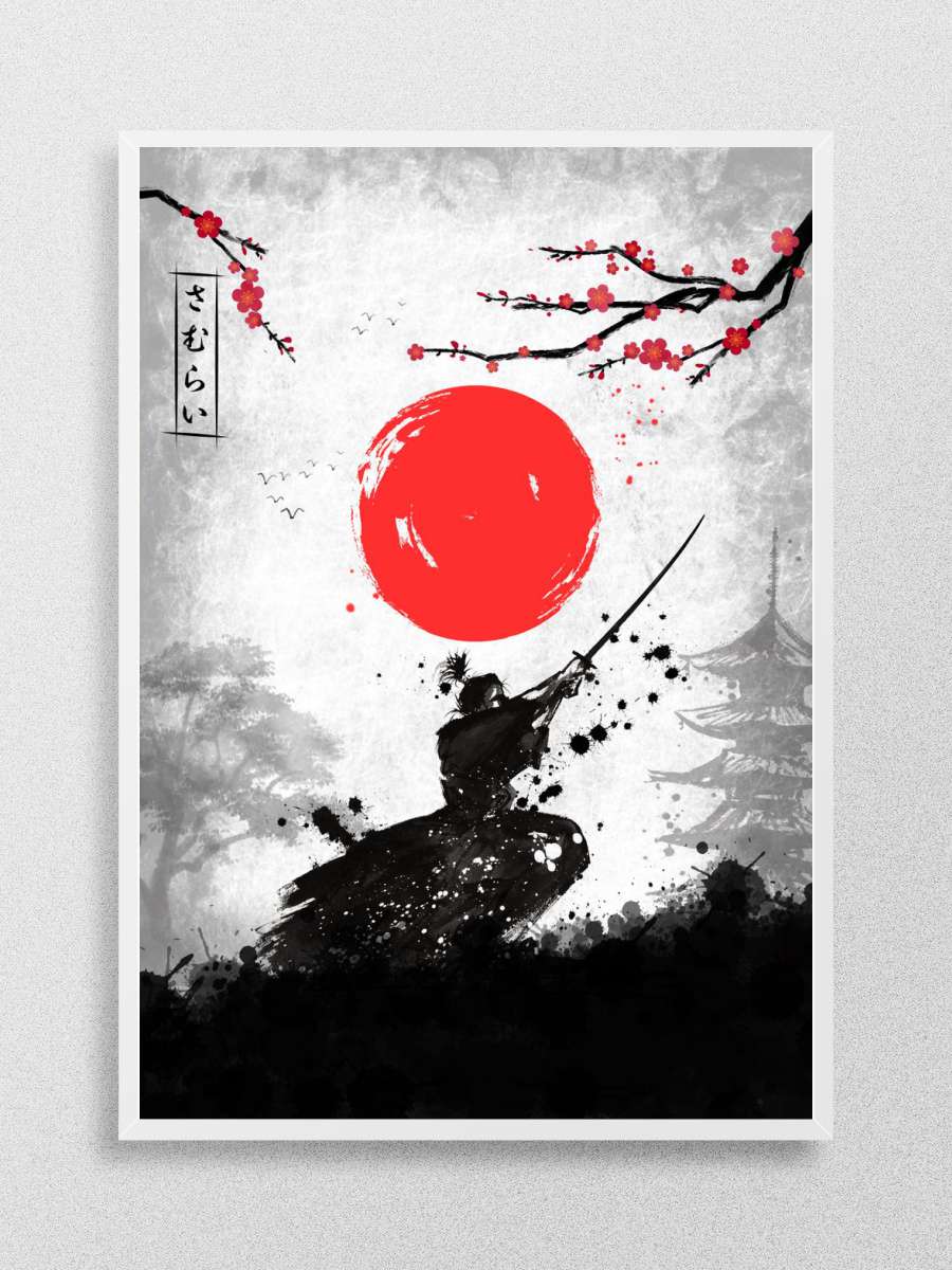 Samurai japan Anime Poster Çerçevesiz Yüksek Kalite Anime Duvar Poster