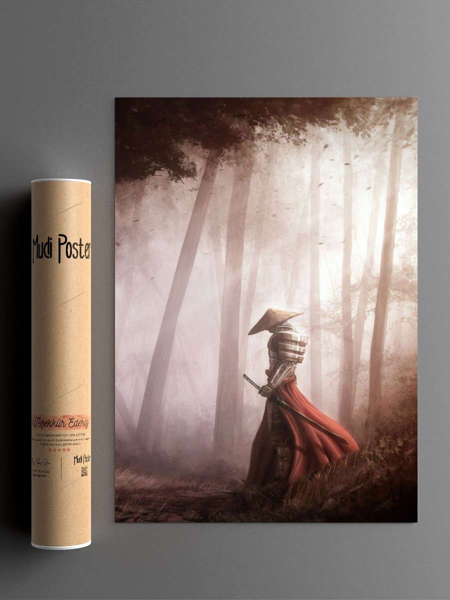 SAMURAI Anime Poster Çerçevesiz Yüksek Kalite Anime Duvar Poster