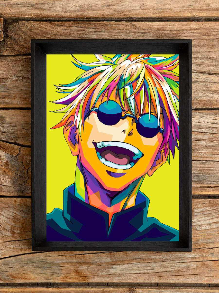 satoru gojo jujutsu kaisen Anime Poster Çerçevesiz Yüksek Kalite Anime Duvar Poster