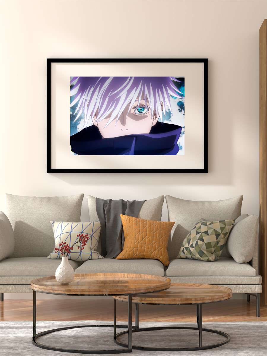 Satoru Gojo Anime Poster Çerçevesiz Yüksek Kalite Anime Duvar Poster