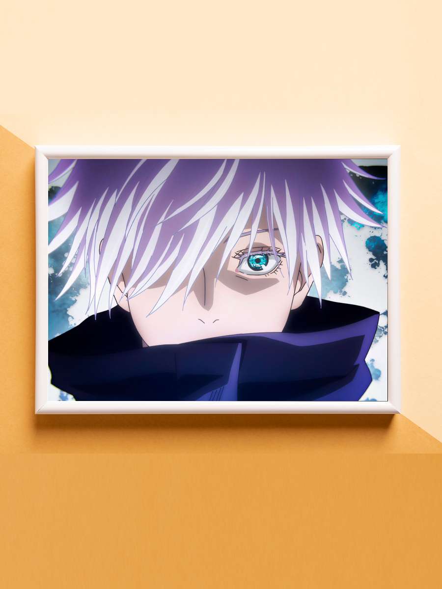 Satoru Gojo Anime Poster Çerçevesiz Yüksek Kalite Anime Duvar Poster