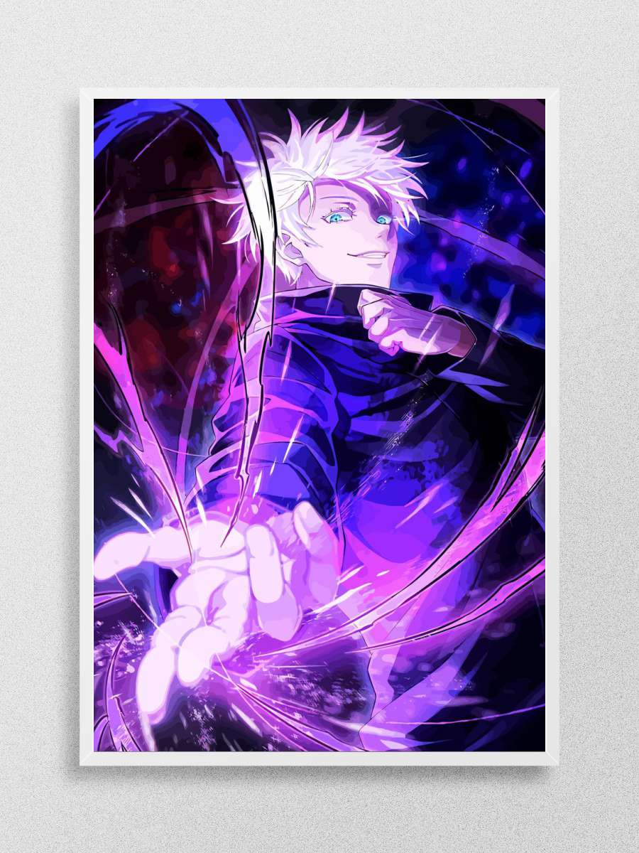 Satoru Gojo Anime Poster Çerçevesiz Yüksek Kalite Anime Duvar Poster
