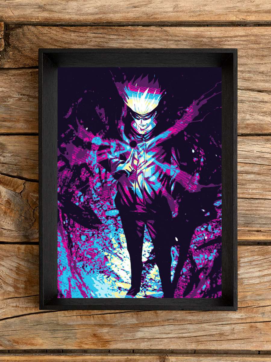 Satoru Gojo Anime Poster Çerçevesiz Yüksek Kalite Anime Duvar Poster