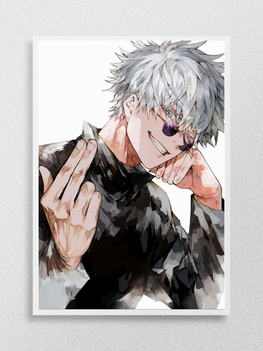 Satoru Gojo Anime Poster Çerçevesiz Yüksek Kalite Anime Duvar Poster