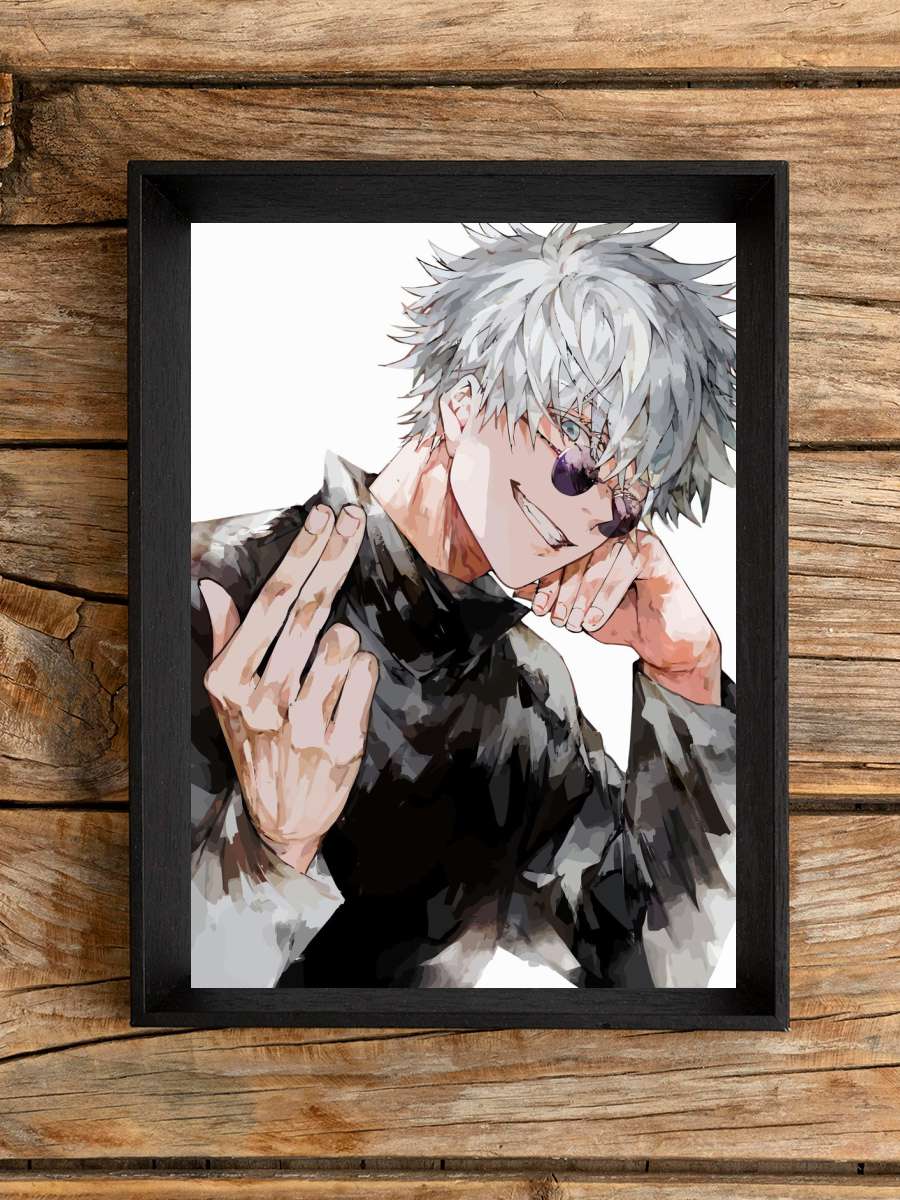 Satoru Gojo Anime Poster Çerçevesiz Yüksek Kalite Anime Duvar Poster