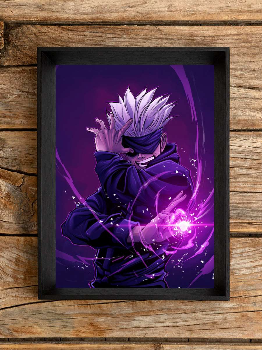 satoru gojo purple power Anime Poster Çerçevesiz Yüksek Kalite Anime Duvar Poster