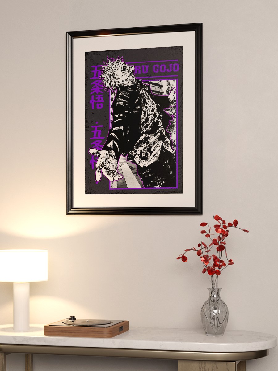 Satoru Manga Vers Anime Poster Çerçevesiz Yüksek Kalite Anime Duvar Poster