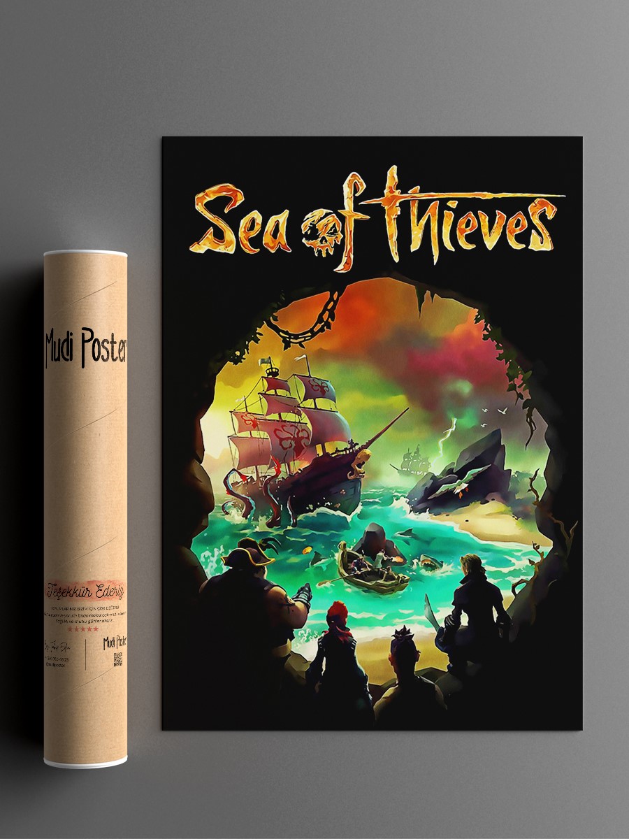 Sea Of Thieves Anime Poster Çerçevesiz Yüksek Kalite Anime Duvar Poster