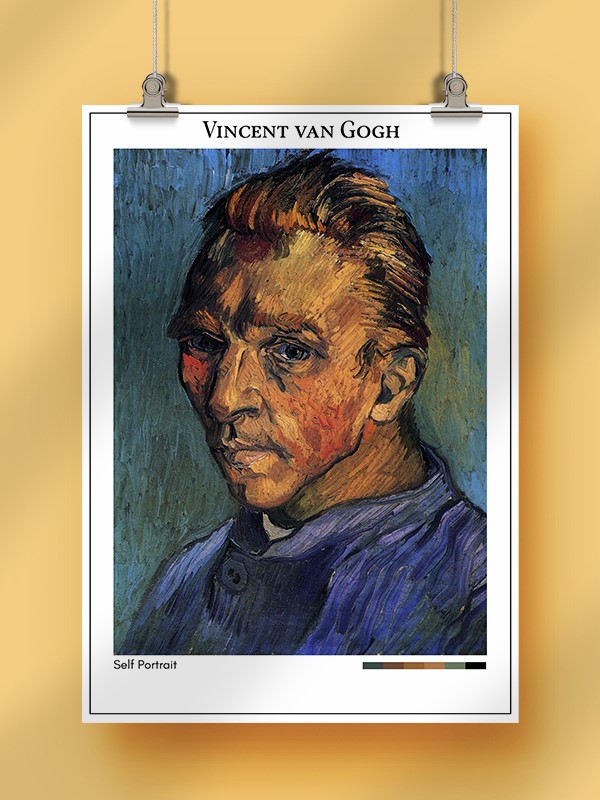 Vincent van Gogh Self Portrait Poster
