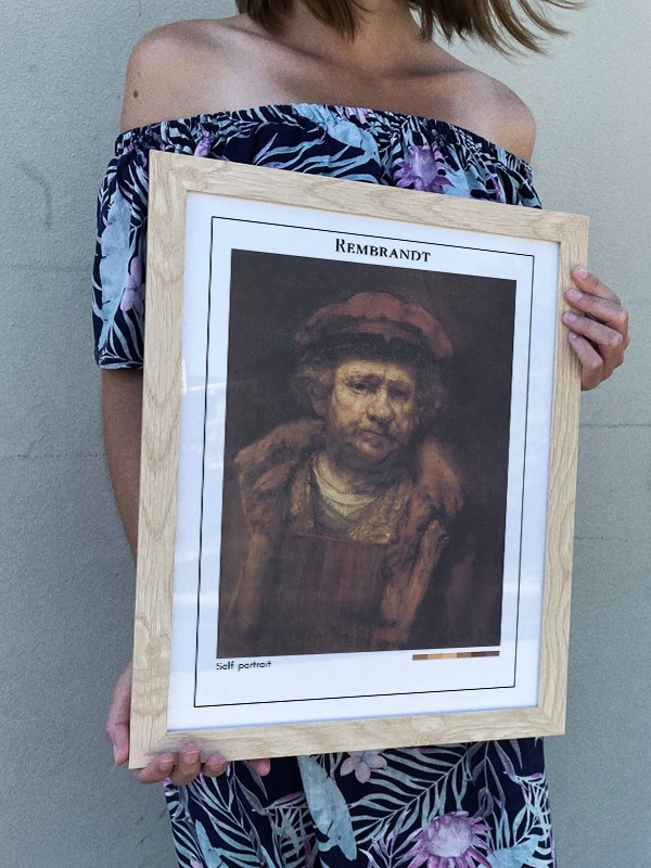 Rembrandt Self-portrait Poster