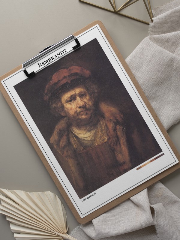 Rembrandt Self-portrait Poster