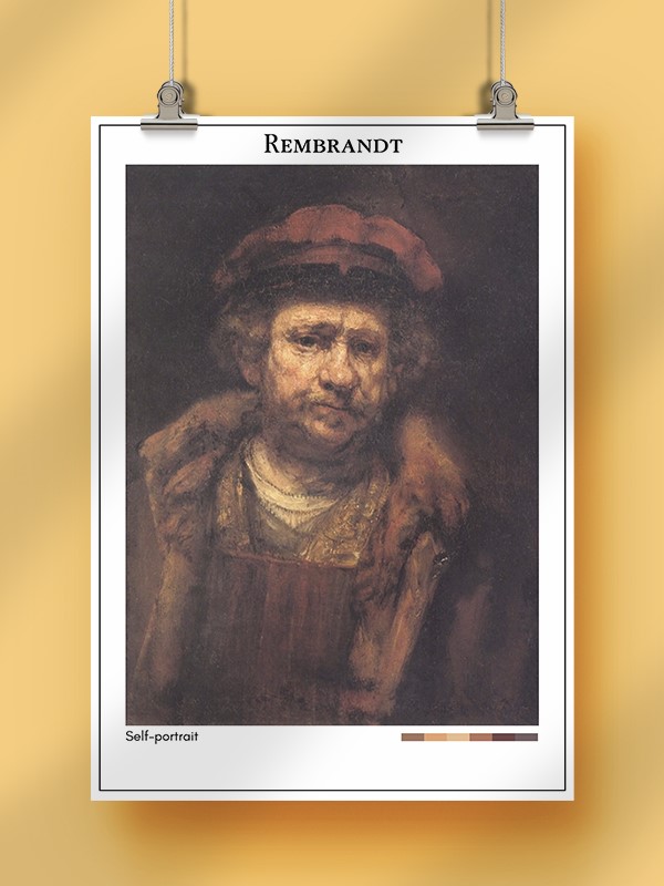 Rembrandt Self-portrait Poster