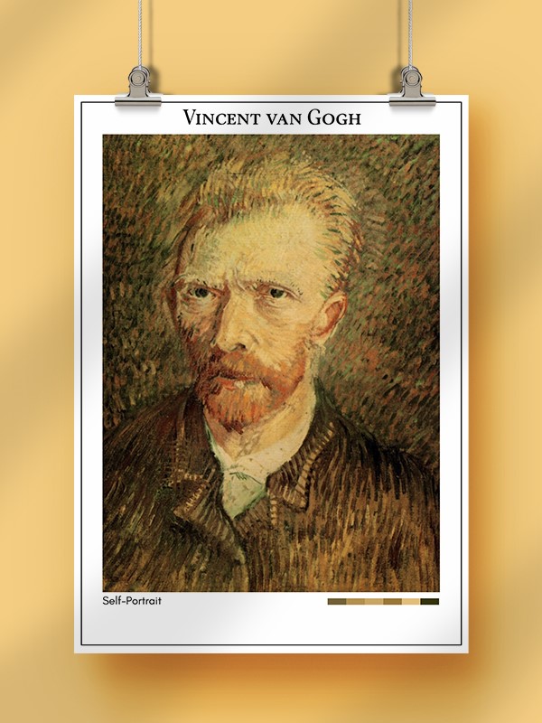Vincent van Gogh Self-Portrait Poster