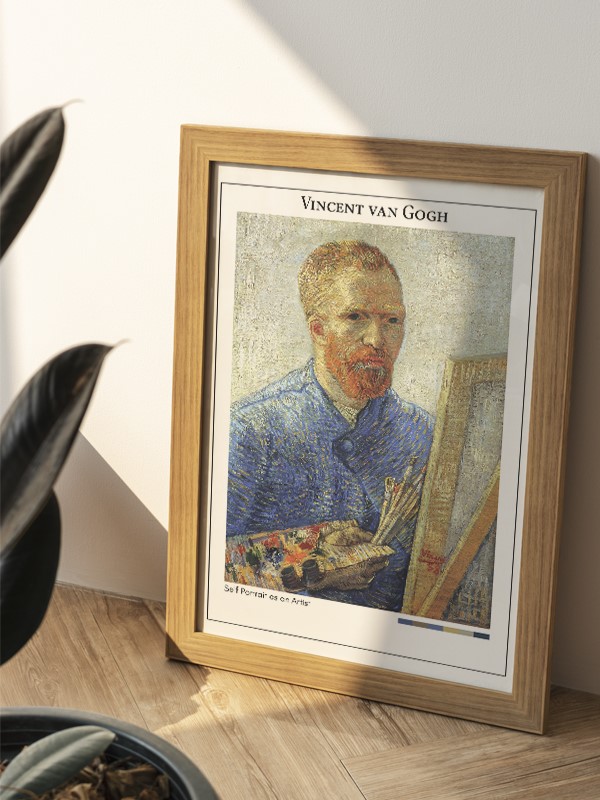 Vincent van Gogh Self Portrait as an Artist Poster