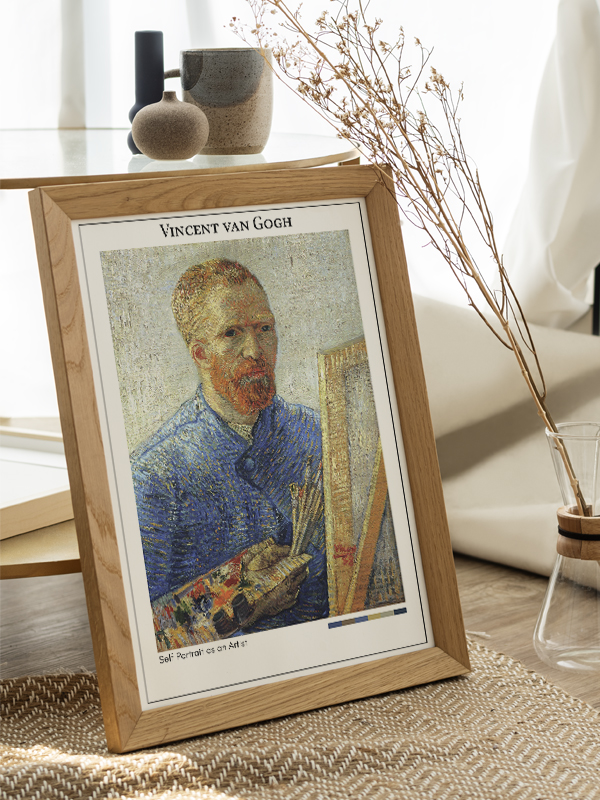 Vincent van Gogh Self Portrait as an Artist Poster