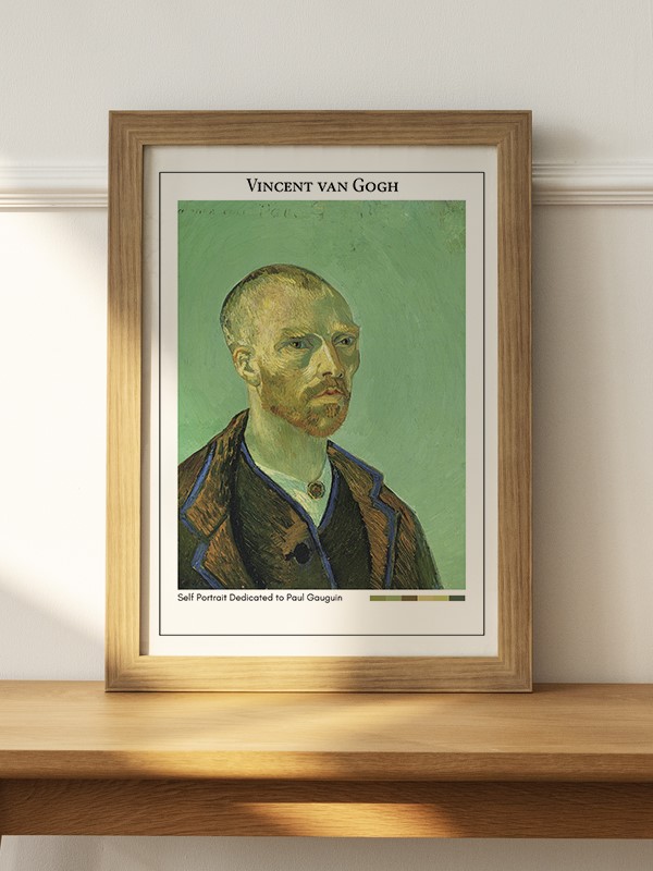 Vincent van Gogh Self Portrait Dedicated to Paul Gauguin Poster