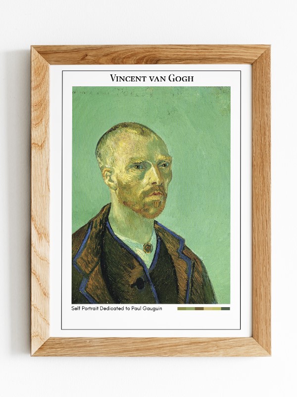 Vincent van Gogh Self Portrait Dedicated to Paul Gauguin Poster