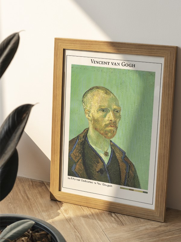 Vincent van Gogh Self Portrait Dedicated to Paul Gauguin Poster