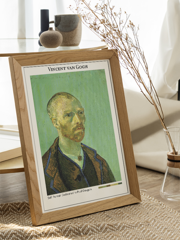 Vincent van Gogh Self Portrait Dedicated to Paul Gauguin Poster