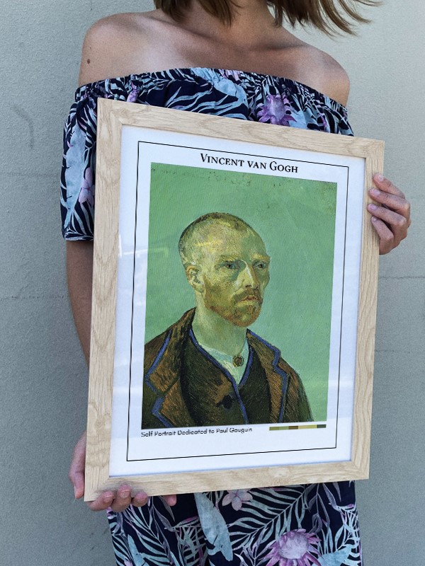 Vincent van Gogh Self Portrait Dedicated to Paul Gauguin Poster