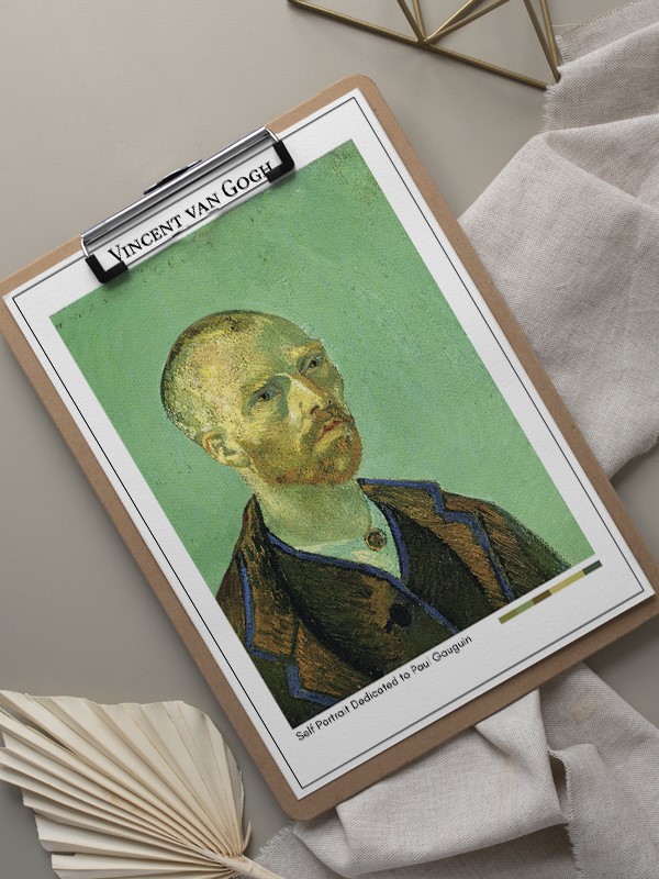 Vincent van Gogh Self Portrait Dedicated to Paul Gauguin Poster