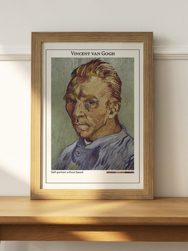 Vincent van Gogh Self-portrait without beard Poster